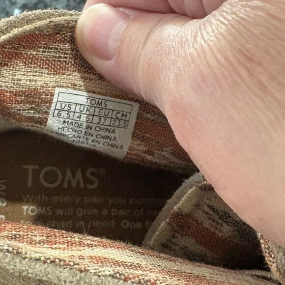 TOMS Desert Wedge Booties Women’s Size 6.5 – Taupe Suede Lace-Up Ankle Boots - Picture 6 of 11